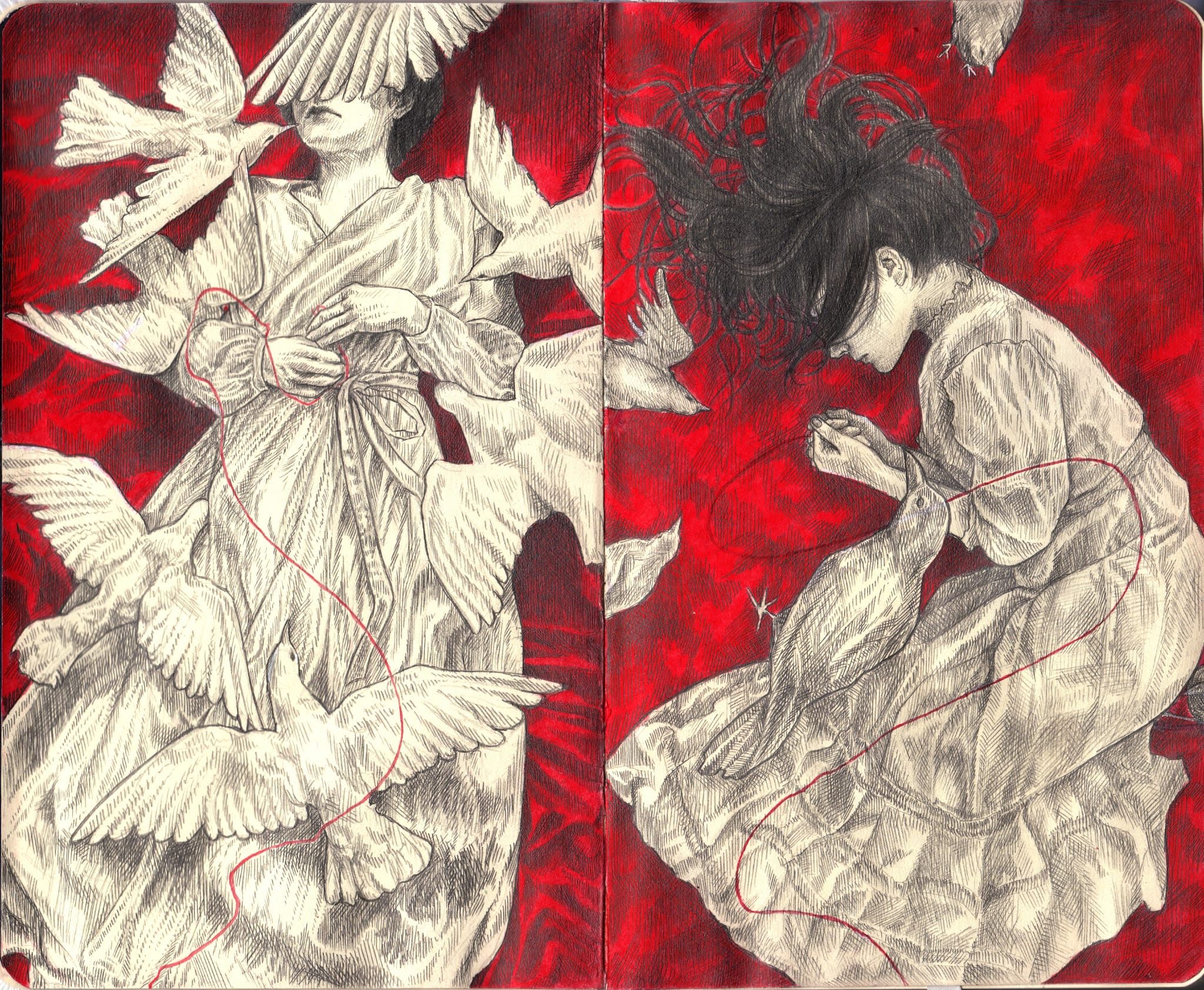 The red collection drawing :D